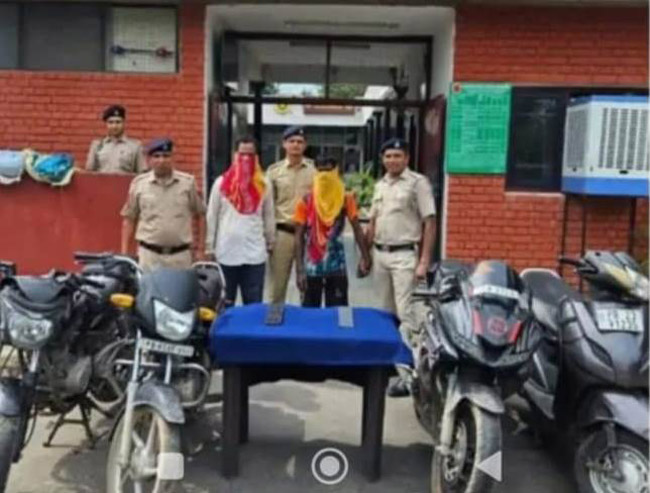 Chandigarh Police arrests 2 robbers.